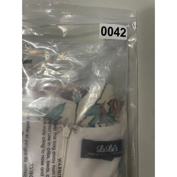 LuLus Multicolor Floral Sleeveless Wrap Dress - Womens S - Picture 11 of 11